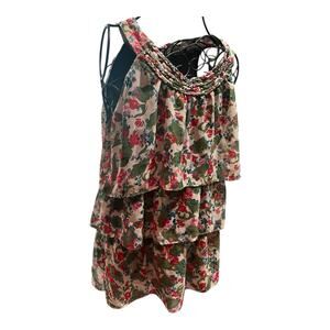 Lola P. Women Blue Sleeveless Blouse M